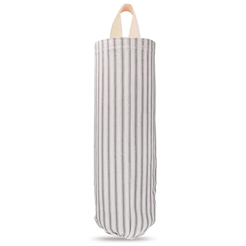 TOGETRUE Gray Plastic Bag Holder – Wall Mount Grocery Organizer