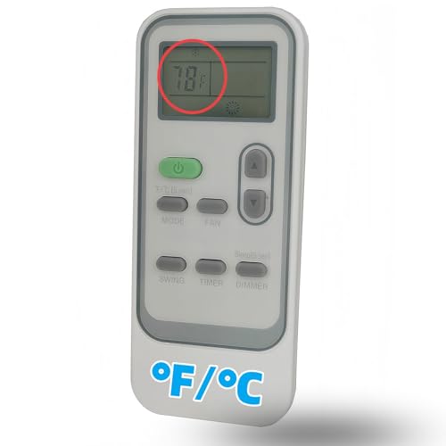 Kassionel DG11J1-99 Replacement AC Remote Control for Hisense Air Conditioners