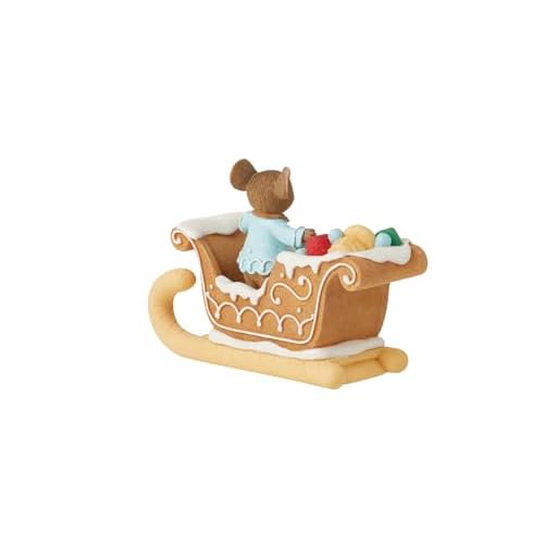 Enesco Tails with Heart Christmas Sweet Deliveries Miniature Figurine, 1.57 Inch, Multicolor