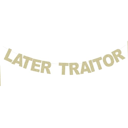 Goodbye Party Glitter Banner - Farewell Decor for Retirement & Job Change