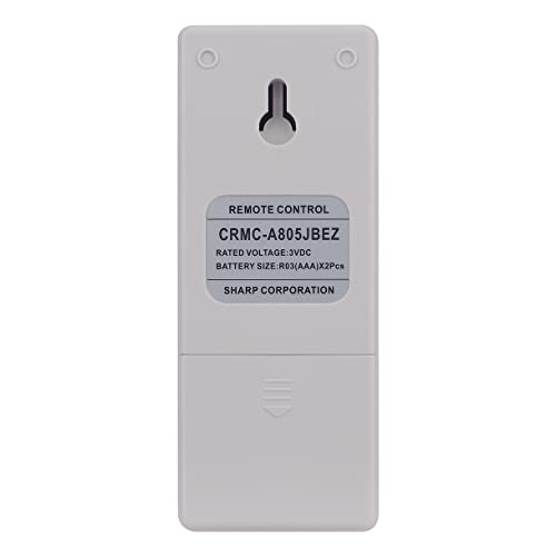 Replacement Remote Control for Sharp Air Conditioner CRMC-A805JBEZ