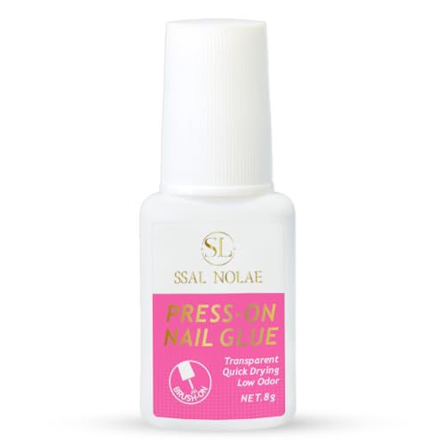 Brush-On Nail Glue for Press On Nails - Quick Dry Salon Quality Adhesive