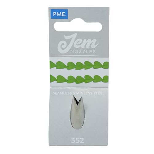 JEM Leaf & Poinsettia Piping Nozzle #352 - Stainless Steel Tip