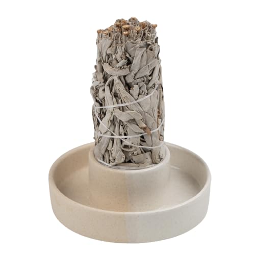 White Sage Holder and Incense Burner Bundle - Dorephine Sage & Palo Santo Container