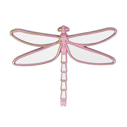 Dragonfly Wall Mirror with Mirrored Wings - 12.4 x 9.3 inches