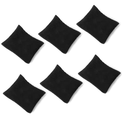 Black Velvet Bracelet & Watch Pillow Displays - Set of 6