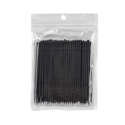 Mekupeu 100Pcs Disposable Micro Applicator Brushes for Eyelash Extensions and Makeup