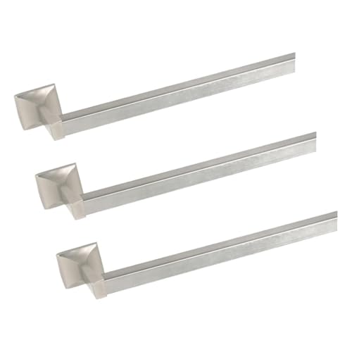 Design House Millbridge 30-Inch Towel Bar, Satin Nickel (Pack of 3)