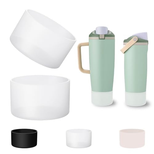 2-Pack Silicone Boot for Owala FreeSip Sway 40 oz & 30 oz Bottle and Tumbler - Non-Slip & Scratch Resistant Bottom Protector Boot for Owara Accessories Protective Sleeve Cover