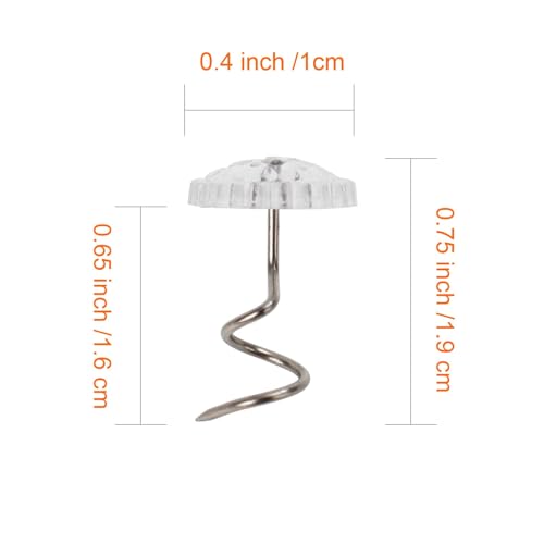 Upholstery Twist Pins - No-Slip Fabric Holders for Sofa Covers & Bed Skirts