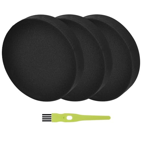 3 Pack Foam Filter Replacement for Bissell Powerforce Helix #1608225