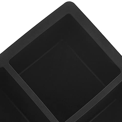 Amazon Basics Silicone Ice Cube Trays - Set of 2, 4.25" x 4.25"