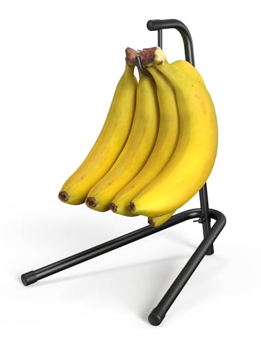 NiHome Metal Banana Holder Stand - Stable Kitchen Counter Fruit Hanger