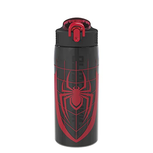 Zak Designs Spider-Man 25oz Leak-Proof Kids Water Bottle with Straw