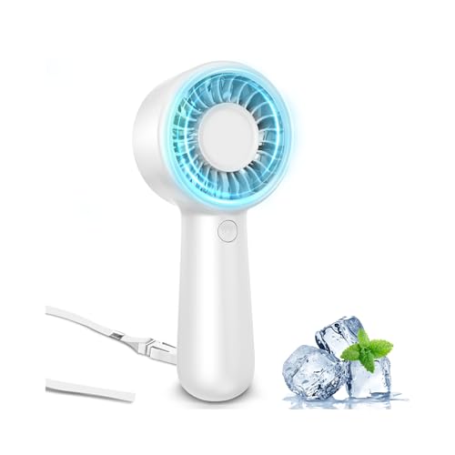 Portable Handheld Fan with 5 Speeds Rechargeable Cooling Fan for Travel & Outdoor