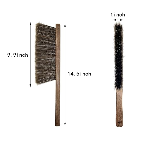 Soft Bristle Wooden Hand Broom Brush for Indoor & Outdoor Cleaning