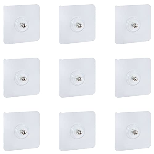 12PCS Adhesive Suction Stickers for No-Drill Bathroom Shelves