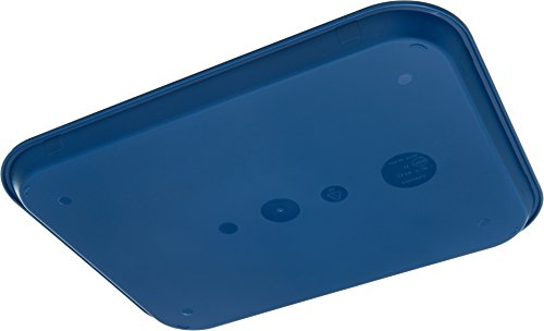 Carlisle Fast Food Tray, 14" x 18", Blue, Pack of 2 - Durable Cafeteria Trays