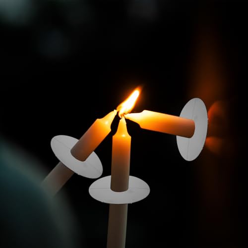 30 PCS Aluminum Foil Candle Drip Protectors - 3.15" Candle Bobeches