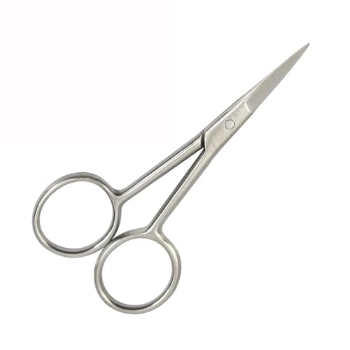 Stainless Steel Cuticle Scissors for Nail and Facial Hair Grooming
