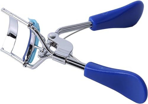 Jinshining Professional Blue Eyelash Curler with Ergonomic Handle
