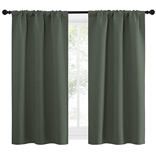 NICETOWN Blackout Curtains - Thermal Insulated Drapes, 34x54