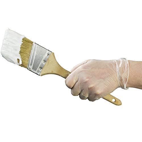 X3 Clear Vinyl Disposable Industrial Gloves - 3 Mil, Latex-Free, Food-Safe