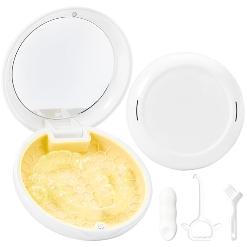 Gaboolo Orthodontic Retainer Case with Magnetic Closure and Vent Holes