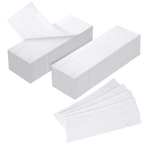 Roadtofree 30 Pcs Non-Woven Hair Removal Wax Strips for Body and Face