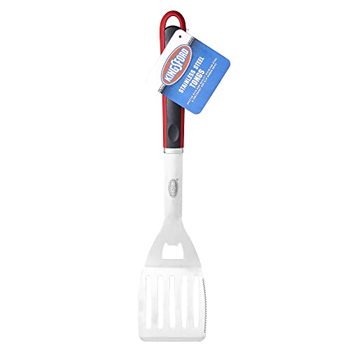 Kingsford Stainless Steel BBQ Grill Spatula with Red & Black Comfort Grip
