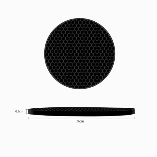 TENOC Silicone Non-Slip Trivet Mat - Heat Resistant 3.5-Inch