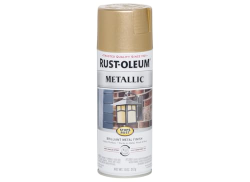 Rust-Oleum Stops Rust Metallic Spray Paint - Warm Gold, 11 Oz