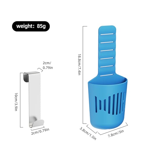 Adjustable Toilet Tank Tablet Holder - Silicone Bleach Dispenser