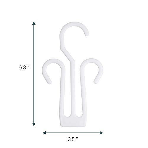 Pack of 12 Plastic Shoe Drying Hooks for Slippers & Leather Shoes