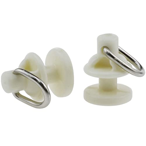 30pcs Stainless Steel Curtain Track Hooks & Gliders for Shower, Window & Room Curtains