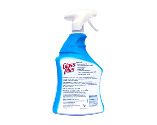 Glass Plus Ammonia-Free Glass Cleaner - 32 Fl Oz for Streak-Free Shine