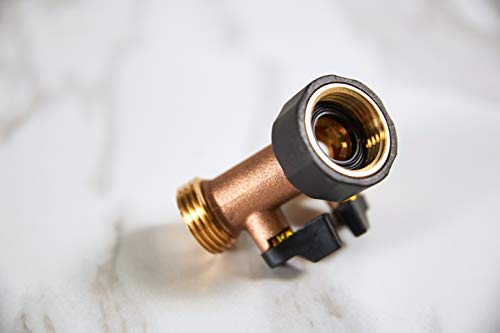 Orbit Brass Dual-Outlet Faucet Adapter - Heavy Duty 2-Way Splitter