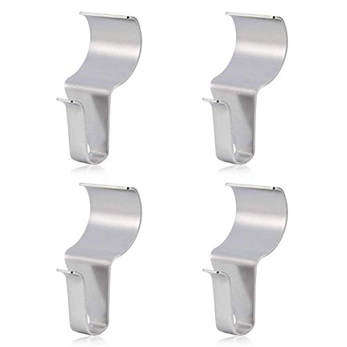 ReNext Low Profile Vinyl Siding Hooks - Stainless Steel No-Hole Hangers (2PK)