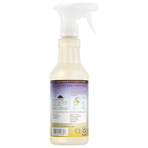 MRS. MEYER'S CLEAN DAY Multi-Surface Everyday Cleaner, Compassion Flower Scent, 16 Fl Oz Bottle - 3 Pack