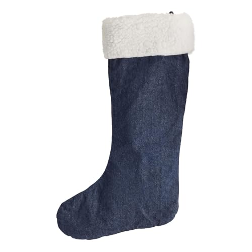 Wrangler Denim Christmas Stocking | Sherpa Cuff