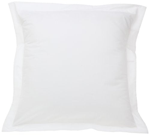 Poplin Euro Pillow Sham, 26x26 inches, White - Tailored Design