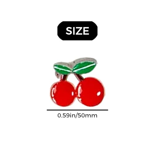 8 PCS Cherry Hair Claw Clips Cute Artificial Fruit Hair Accessories