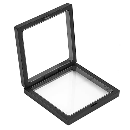 4-Pack 3D Floating Frame Challenge Coin Display Holder, 4.33 x 4.33 Inch