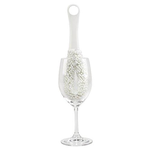 Oenophilia Foam Wine Glass Cleaning Brush for Stemware and Flutes