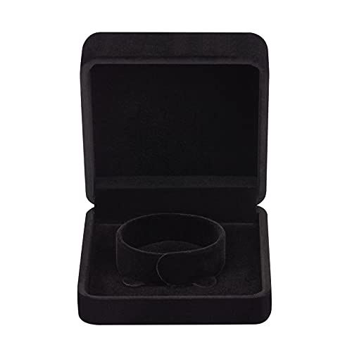 LETURE Velvet Jewelry Box Set - 2 Classic Bracelet Holders