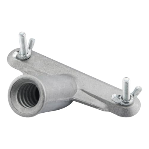 Aluminium Alloy Broom Handle Connector Bracket - 18mm Thread