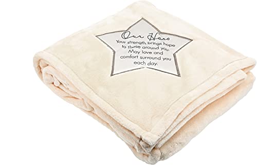 Our Hero 50x60 Royal Blush Throw Blanket - Comfort Gift