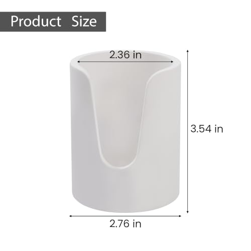 Diatomaceous Earth Bathroom Cup Dispenser - 3oz Holder for Counter