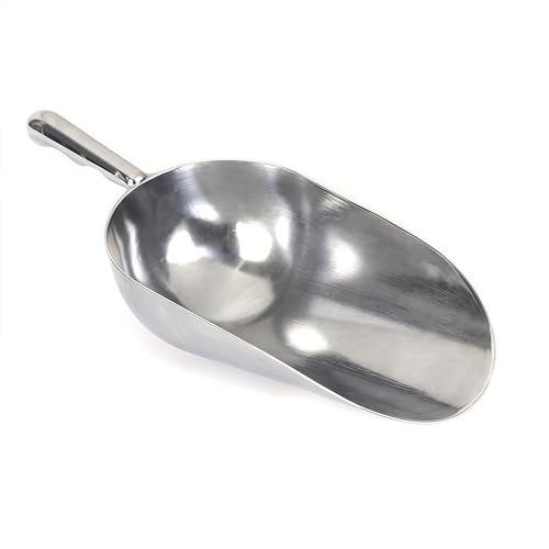 Heavy-Duty Cast Aluminum Kitchen Scoop - 5oz Ergonomic Design