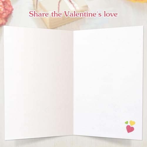 FLYAB 3D Hearts Valentine's Day Card with Envelope - Romantic Gift